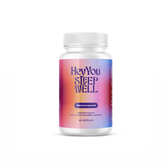 Hey You Sleep Well – Melatonina Liposomal de Liberación Prolongada 1 mg | Ayuda a Conciliar y Mantener el Sueño | 60 Comprimidos